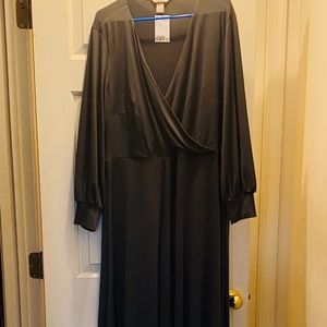 Green Olive Dress that Flows H&M